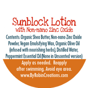 By Robin Creations SPF 30 Broad Spectrum Mineral Sunblock Lotion | 100% Reef Safe Sunscreen White Smoke 1 (3.4 oz Aluminum Pouch) / Cooling Peppermint,1 (3.4 oz Aluminum Pouch) / Unscented,1 (8.5 oz Aluminum Pouch) / Cooling Peppermint,1 (8.5 oz Aluminum Pouch) / Unscented,3 (3.4 oz Aluminum Pouches) / Cooling Peppermint,3 (3.4 oz Aluminum Pouches) / Unscen