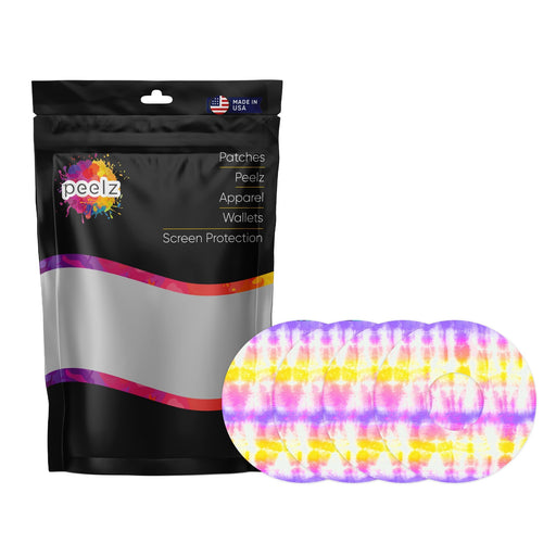 Peelz Sunburst Patch Tape Designed for the FreeStyle Libre 3 Plus & Lingo Patch Medical Tape White Smoke 4-Pack (Set of 4 Patches)