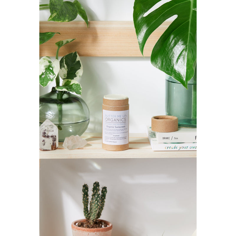Butter Me Up Organics Natural Organic Sunscreen / Safe Sunscreen / Non-Nano Zinc Oxide Sunscreen / Sun Protection / Butter Me Up Organics Body Gray Travel- 2oz. squeeze,2 oz glass jar,4oz. glass jar,6oz. glass jar,8oz. glass jar,3oz Paperboard
