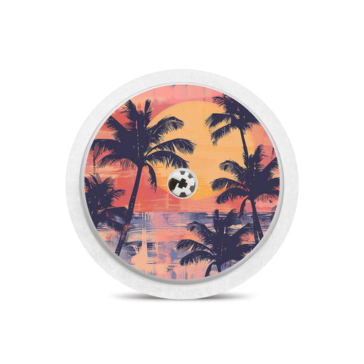 Peelz Sunset Serenade Freestyle Libre 2 Peelz/Stickers White Smoke Receiver + Sensor,Sensor Only