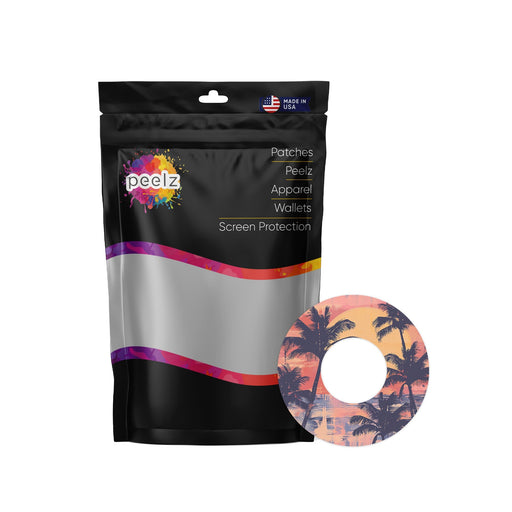 Peelz Sunset Serenade Freestyle Libre 2 Patch Tape - Pump Peelz Patch Medical Tape White Smoke 12-Pack Libre 2 (Set of 12 Patches),4-Pack Libre 2 (Set of 4 Patches)