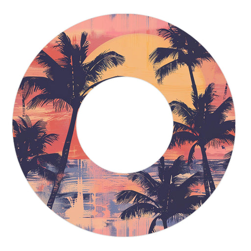 Peelz Sunset Serenade Freestyle Libre 2 Patch Tape - Pump Peelz Patch Medical Tape White Smoke 12-Pack Libre 2 (Set of 12 Patches),4-Pack Libre 2 (Set of 4 Patches)