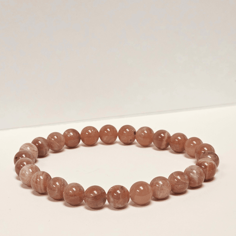 ZAQ Skin & Body Sunstone Bracelet - Happiness Light Gray 6mm,8mm,10mm