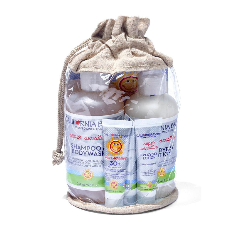 California Baby (No Fragrance) Super Sensitive™ Newborn Tote Gifts & Totes White Smoke