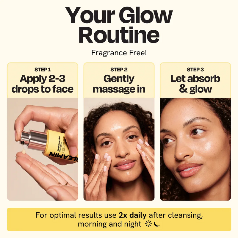Gleamin Superactive Serum Face Serum Seashell