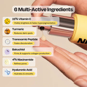 Gleamin Superactive Serum Face Serum Wheat