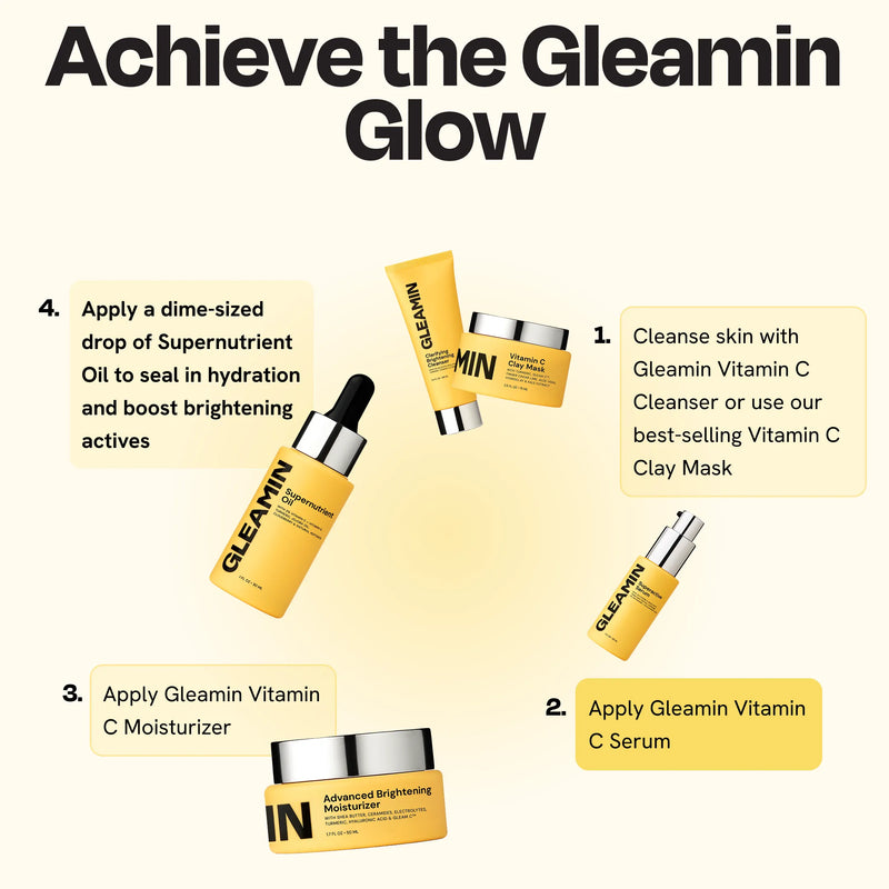 Gleamin Superactive Serum Face Serum Seashell