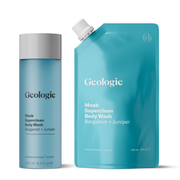 Geologie Superclean Body Wash Body Care White Smoke Bottle + Refill Pouch / Moab / 2-Pack