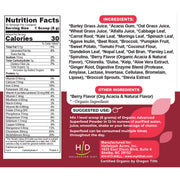 Hallelujah Diet Advanced Superfood, Greens and Vegetable (Berry) Powdered Superfood White Smoke