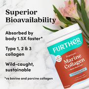 Further Food Chocolate Marine Collagen Powder Collagen Lavender 1 Pack,2 Pack,3 Pack