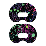 Peelz Supernatural Symbols Medtronic Guardian Connect Patch Tape - Pump Peelz Patch Medical Tape White Smoke 1-Pack Medtronic CGM Tape