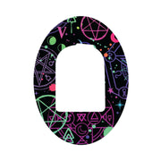 Peelz Supernatural Symbols Pod Patch Tape - Pump Peelz Patch Medical Tape White Smoke 1-Pack Omnipod Tape