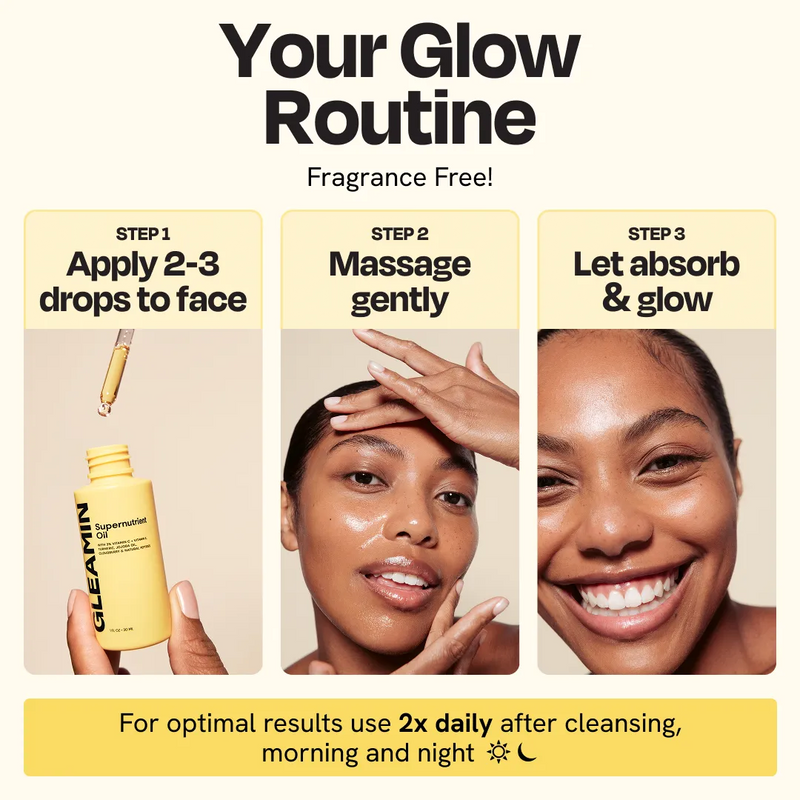 Gleamin Supernutrient Oil Face Oil Seashell