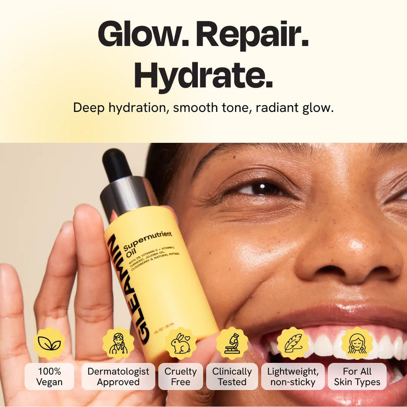 Gleamin Supernutrient Oil Face Oil Seashell