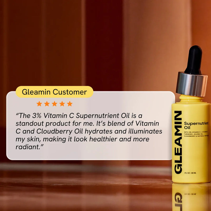 Gleamin Supernutrient Oil Face Oil Dark Red