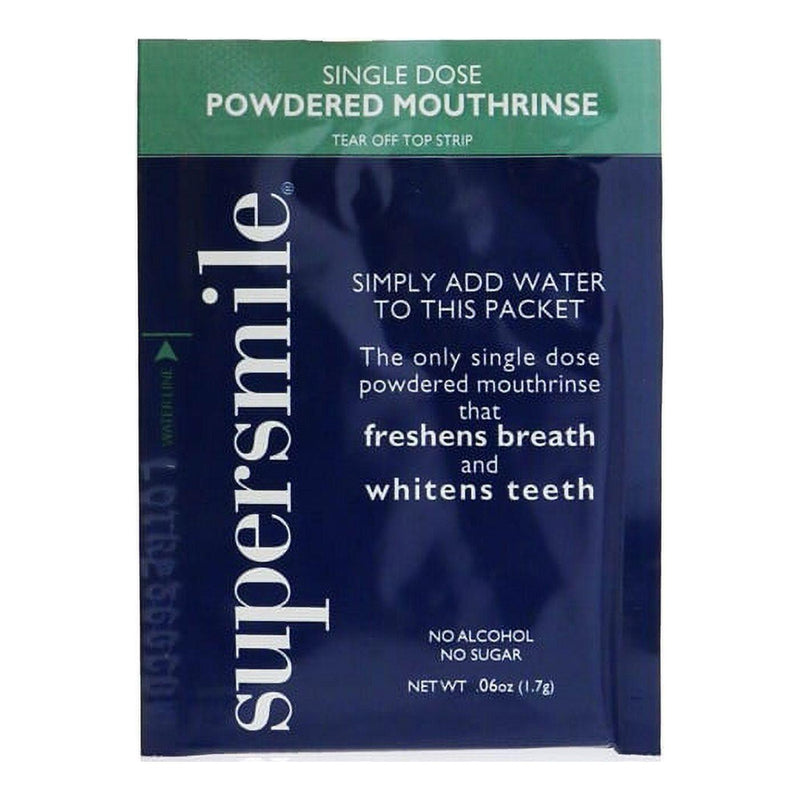 supersmile Supersmile Single Dose Powdered Mouthrinse (No Alcohol/Sugar) 60x1.7g Powdered Mouthrinse Dark Slate Gray