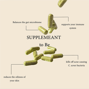 DERMALA SUPPLEMEANT to Be® Pre+Probiotic+Vitamin Skin Mix Antique White