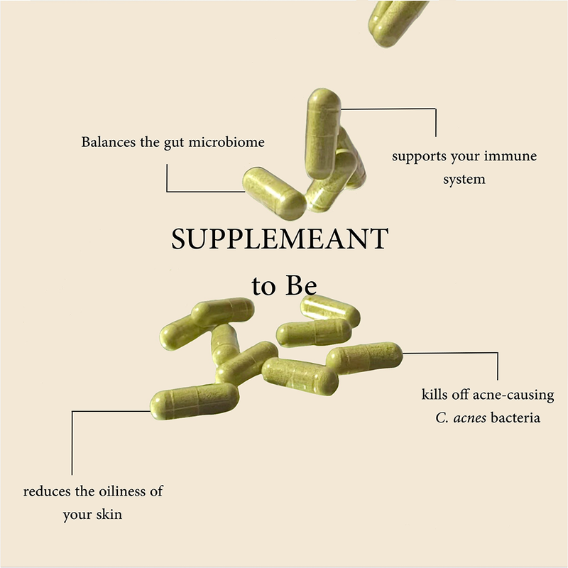 DERMALA SUPPLEMEANT to Be® Pre+Probiotic+Vitamin Skin Mix Antique White