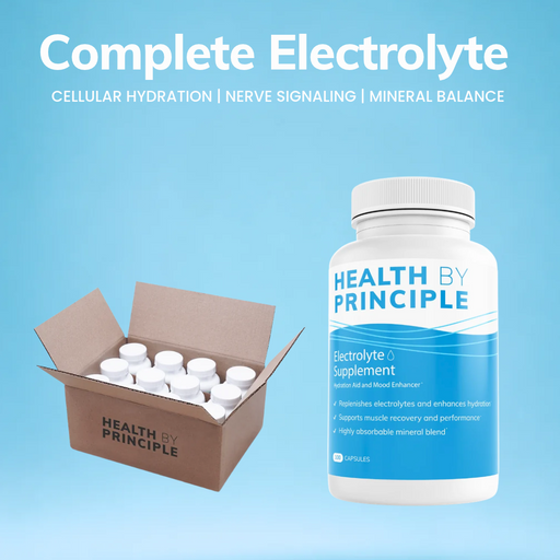 Health By Principle Complete Electrolyte Capsules - Case of 12 Bottles Supplement Sky Blue