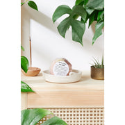 Butter Me Up Organics Organic Bath Bomb with Crystal Inside / Crystal Bath Bomb / Organic Bath Bomb Bath Light Gray