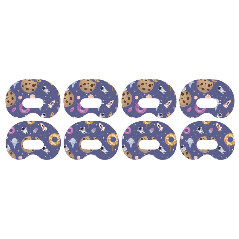 Peelz Sweet Space Medtronic Guardian Connect Patch Tape - Pump Peelz Patch Medical Tape White Smoke 4-Pack Medtronic CGM Tape