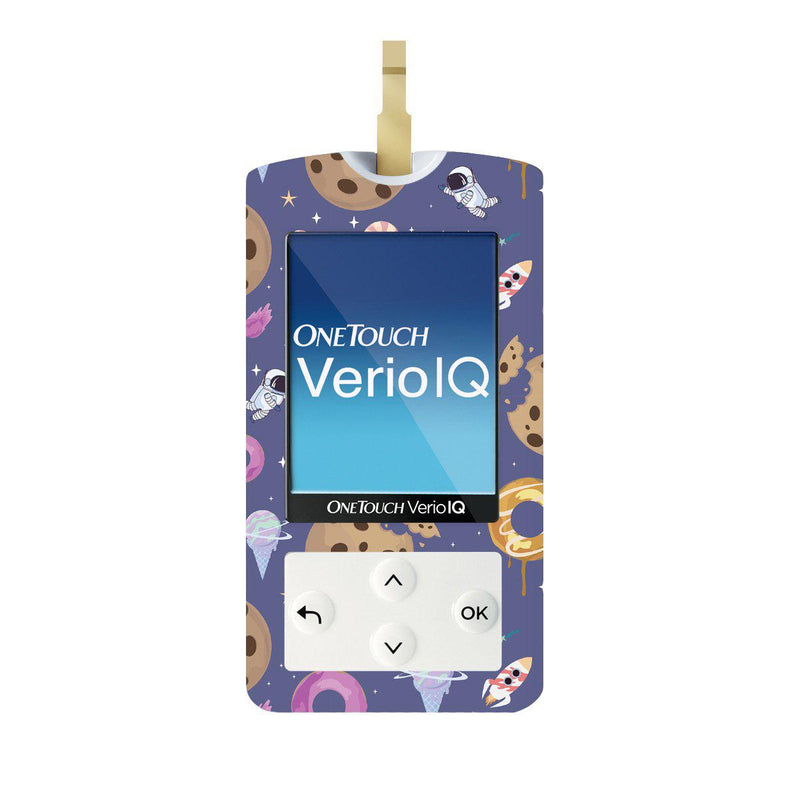Peelz Sweet Space for OneTouch Verio IQ Glucometer Peelz/Stickers White Smoke