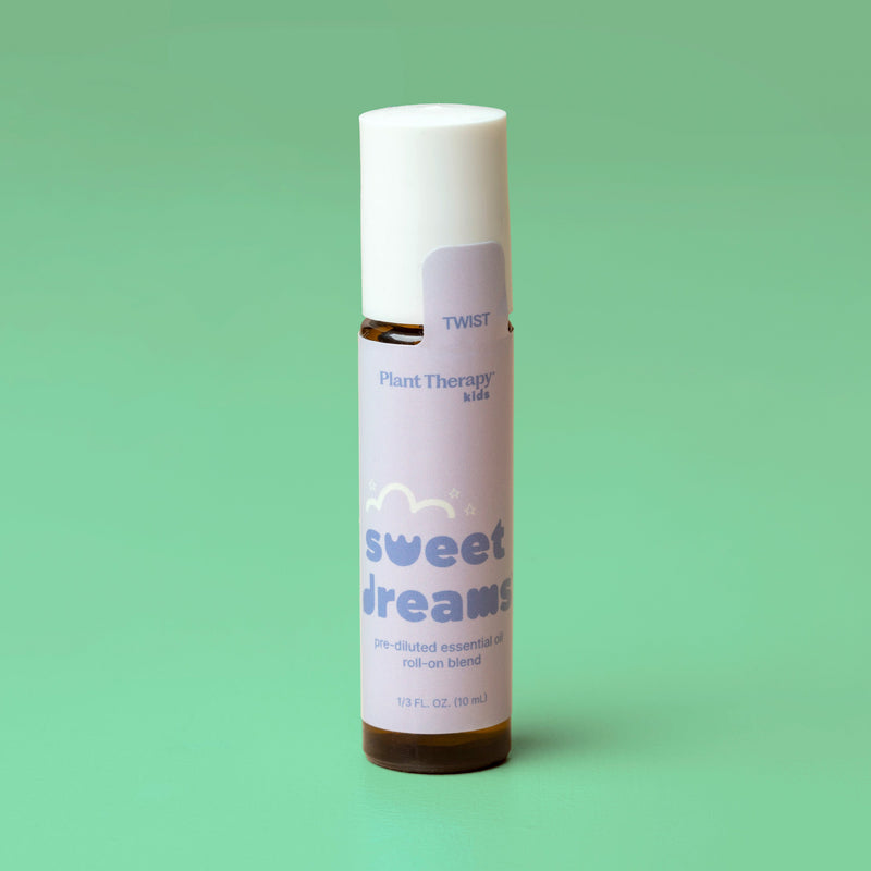 Plant Therapy Sweet Dreams KidSafe Essential Oil Pre-Diluted Roll-On Essential Oil Light Green 10 mL