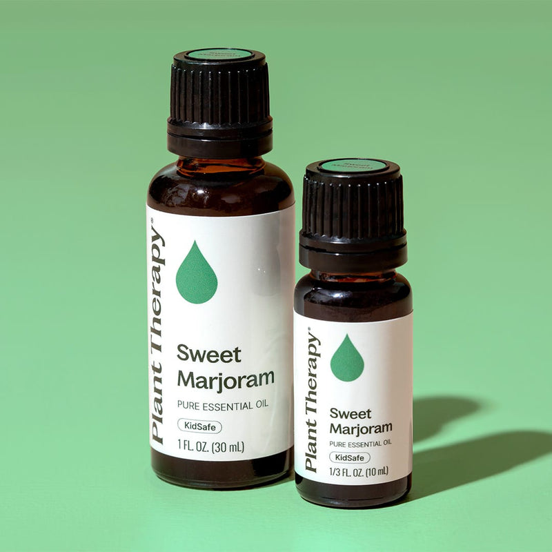 Plant Therapy Sweet Marjoram Essential Oil Essential Oil Dark Sea Green 10 mL,30 mL