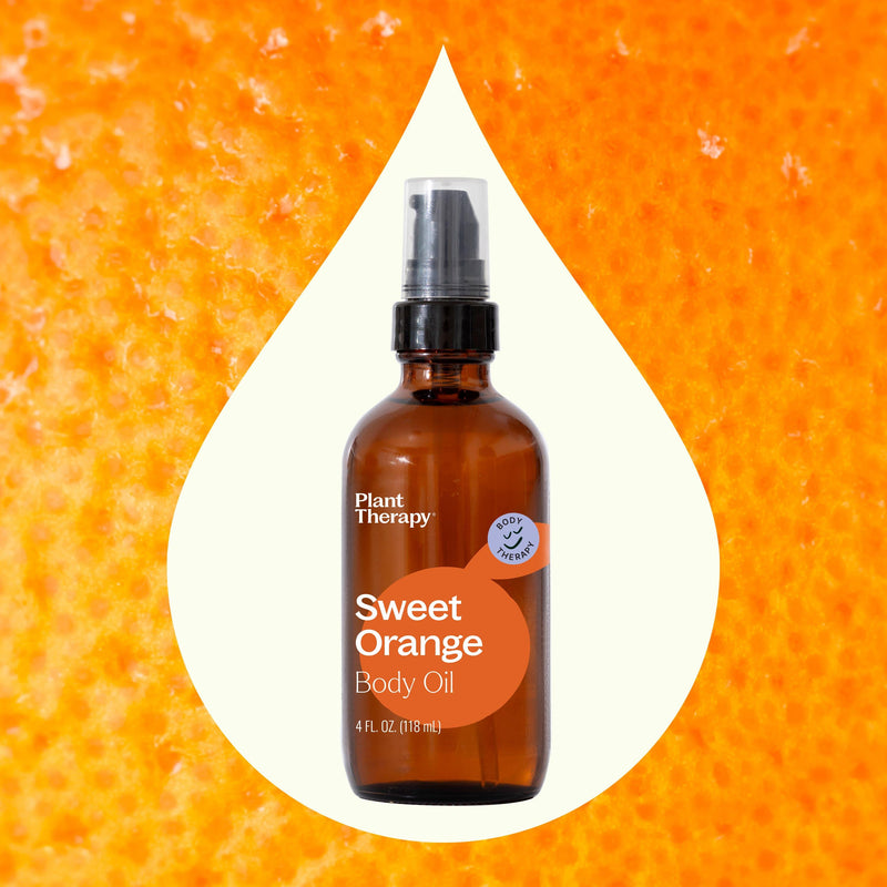 Plant Therapy Sweet Orange Body Oil Body Care Dark Orange 4 oz