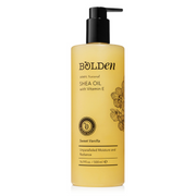 Boldenusa.com Sweet Vanilla Shea Oil | Moisturizing Body Oil for Dry, Thirsty Skin | 16.9 Fl Oz Shea Oil Sandy Brown