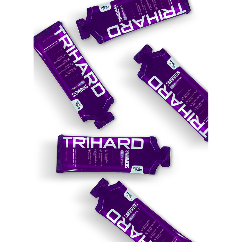 TRIHARD Travel Kit  - Swimmers Shampoo Extra Boost Pool Kit Dark Slate Blue Pool Kit