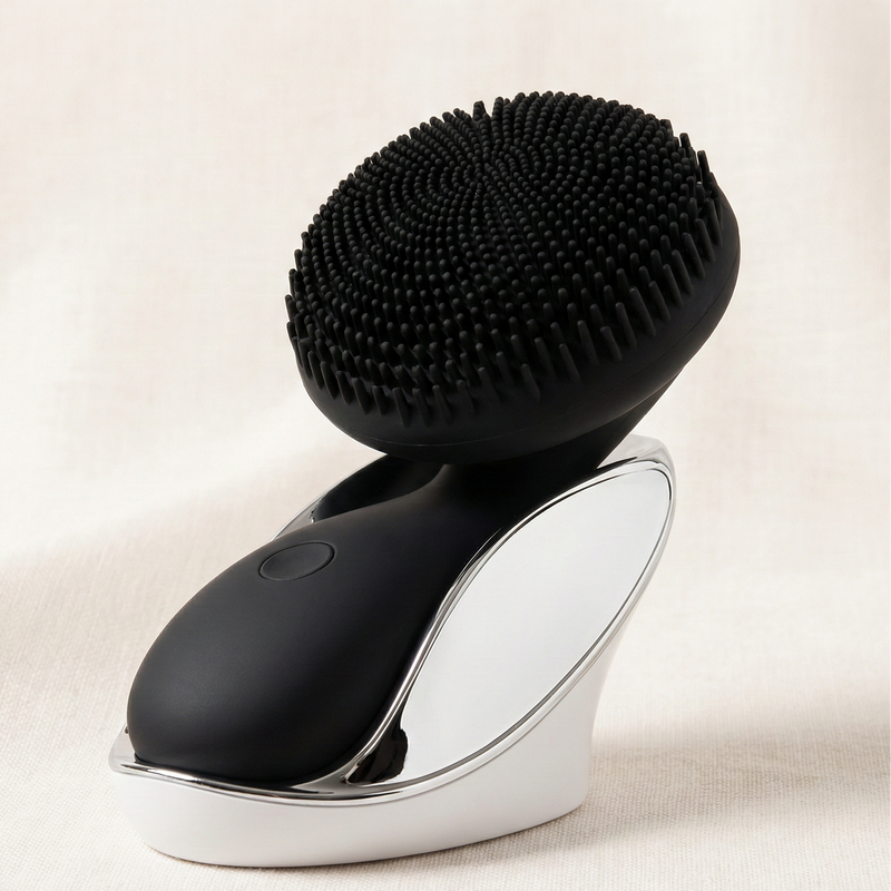 ZAQ Skin & Body Tara Sonic Facial Cleansing Brush Skin Care Lavender Black