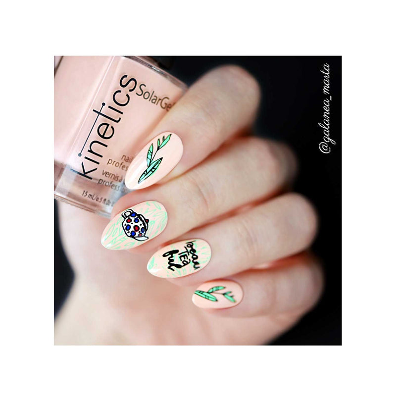 UberChic Beauty Tea Time Stamping Plate Gray