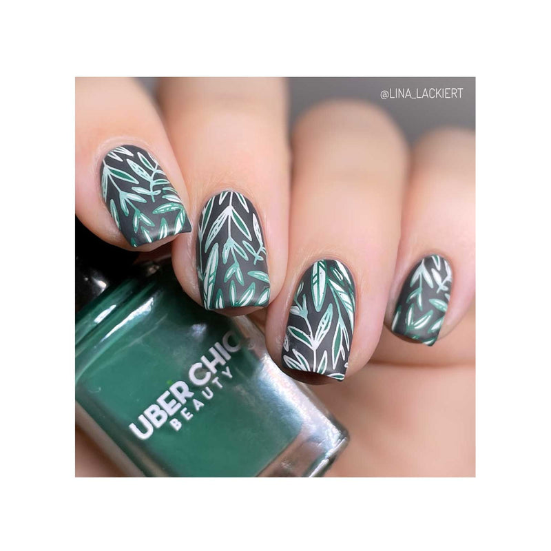 UberChic Beauty Tea Time Stamping Plate Tan