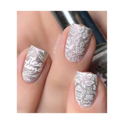 UberChic Beauty Tea Time Stamping Plate Rosy Brown