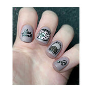 UberChic Beauty Tea Time Stamping Plate Dark Gray