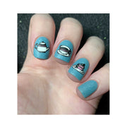 UberChic Beauty Tea Time Stamping Plate Dark Gray