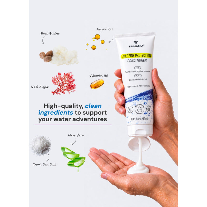 TRIHARD Chlorine Protection Conditioner Single Product Lavender 1 tube,2 tubes,3 tubes
