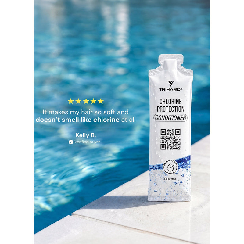 TRIHARD Travel Kit  - Pre & Post Swim Conditioner Pool Kit Lavender Pool Kit