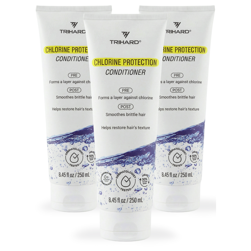 TRIHARD Chlorine Protection Conditioner Single Product Light Gray 3 tubes