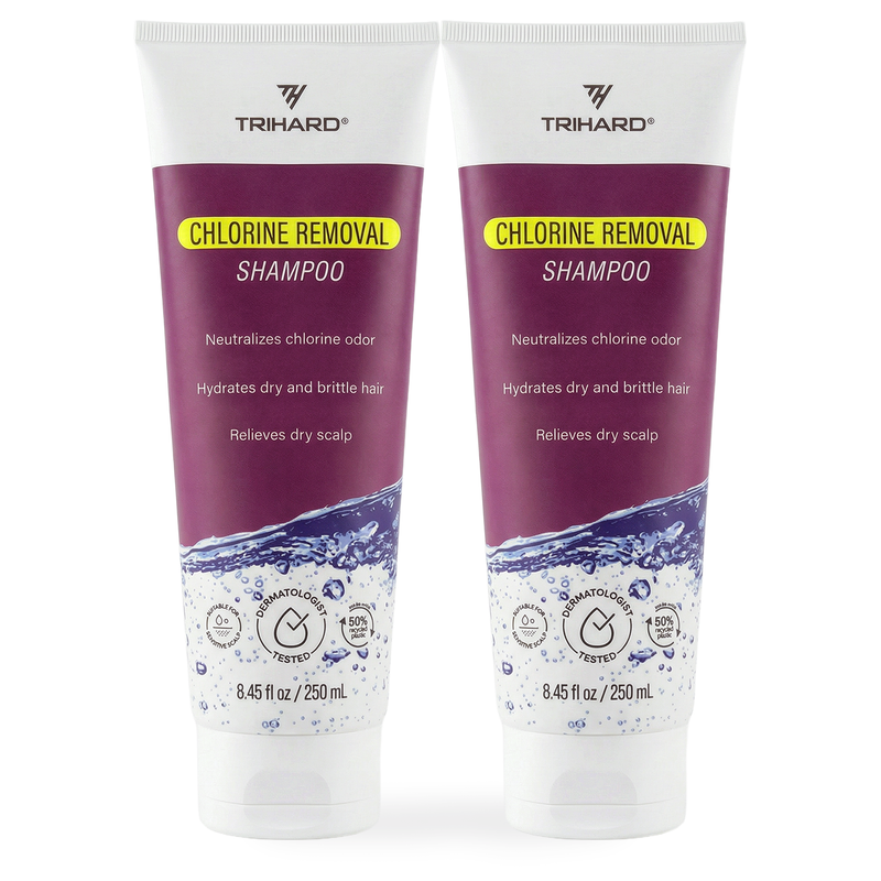 TRIHARD Chlorine Removal Shampoo Single Product Lavender 2 tubes