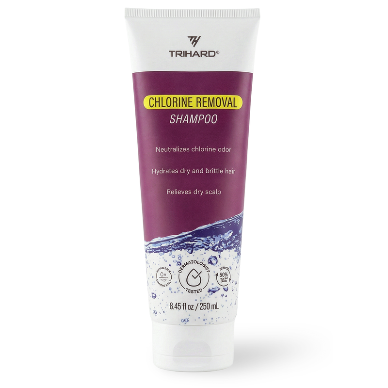 TRIHARD Chlorine Removal Shampoo Single Product Black 1 tube,2 tubes,3 tubes