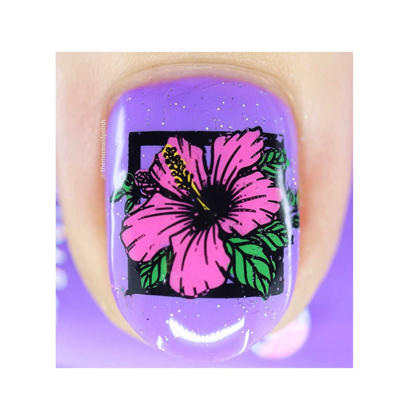UberChic Beauty Tropic Like It's Hot Stamping Plate Plum