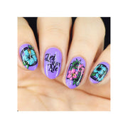 UberChic Beauty Tropic Like It's Hot Stamping Plate Light Pink