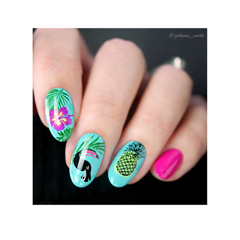 UberChic Beauty Tropic Like It's Hot Stamping Plate Tan