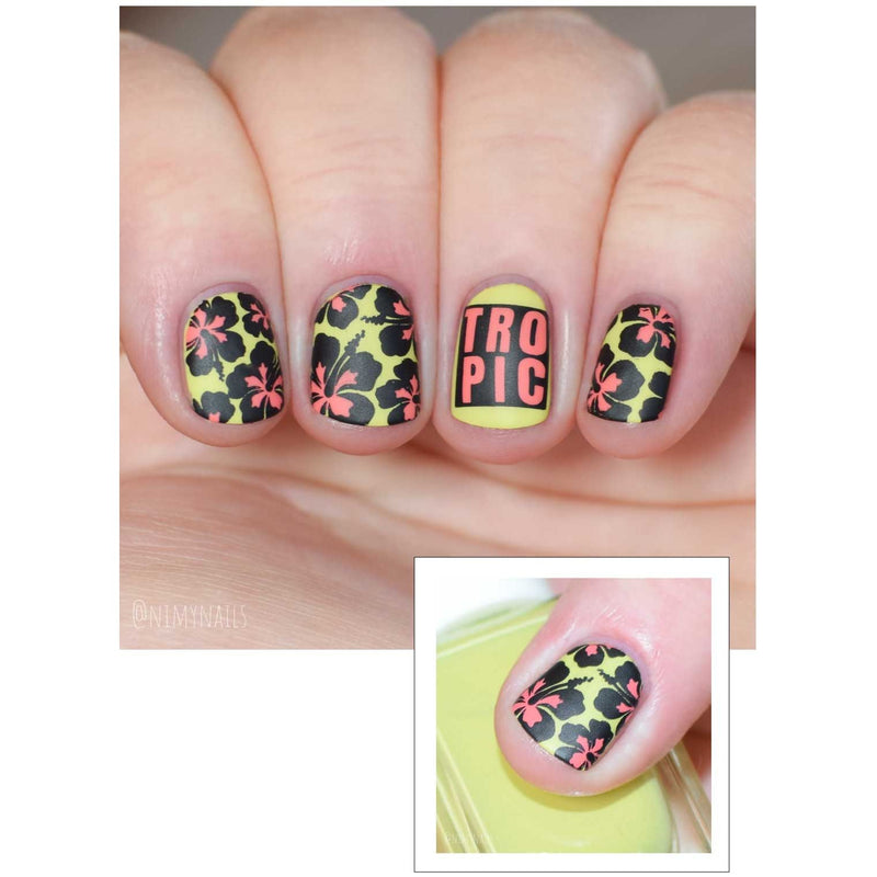 UberChic Beauty Tropic Like It's Hot Stamping Plate Tan