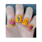 UberChic Beauty Tropic Like It's Hot Stamping Plate Dark Gray