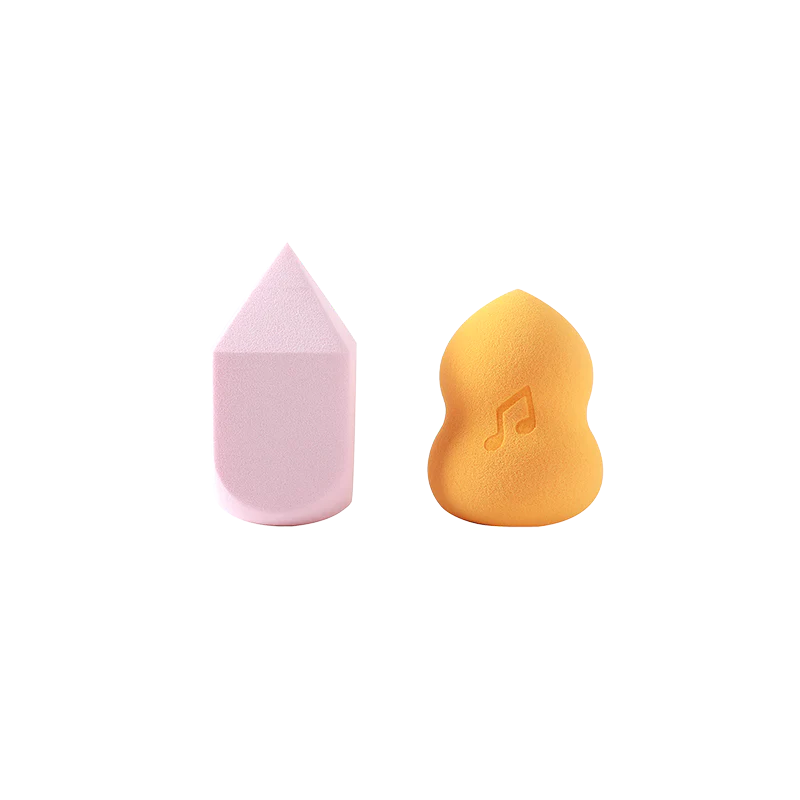 Profusion Cosmetics It's a Vibe | Feel the Beat 3-pc Blending Sponge and Bag Set Makeup Brushes Black