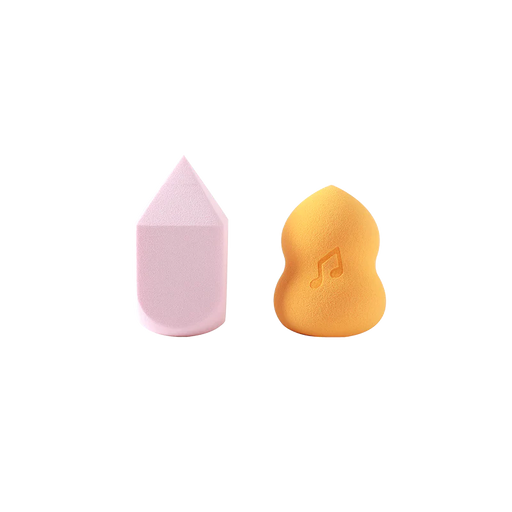 Profusion Cosmetics It's a Vibe | Feel the Beat 3-pc Blending Sponge and Bag Set Makeup Brushes Black