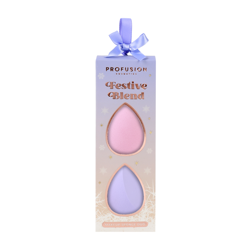 Profusion Cosmetics Frosted Snow Sparkle | Festive Blend Makeup Sponge Duo Eye Thistle
